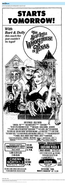Burt Reynolds--# 1 Box Office Star (1982)/Dolly Parton--# 6 Box Office Star