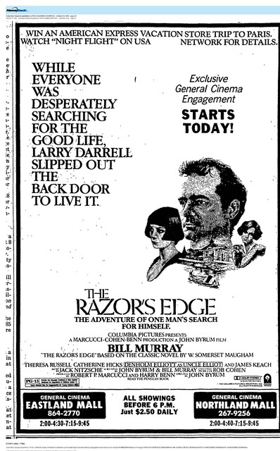 Bill Murray--Number Two Box Office Star (1984)