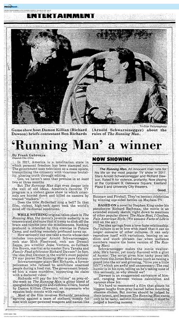 Arnold Schwarzenegger--Number Four Box Office Star (1987)