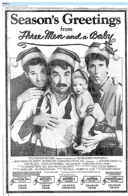 Tom Selleck--Number Nine Box Office Star (1988)/His Only Year on the List