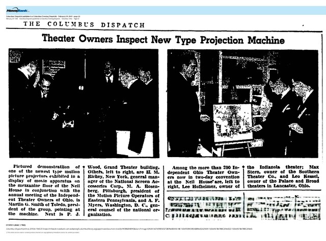 Ohio Theater Owners Convene (1940)