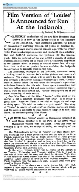 The Beginnings of an Art Theater in Columbus, Ohio (1942)