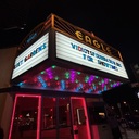Vidiots Front of Theater Marquee 