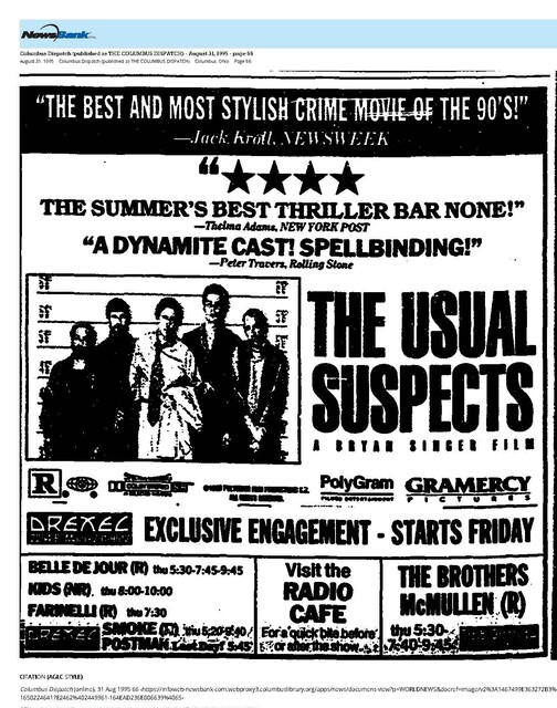 The Great Directors: Bryan Singer (1995)