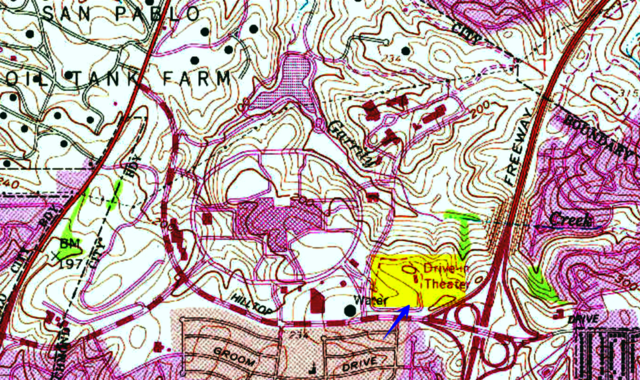 Hilltop Drive-In map location