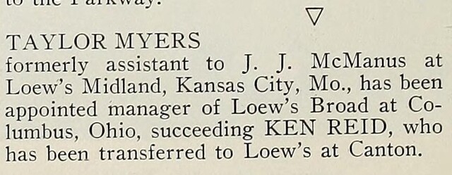 Managerial Change (1934)