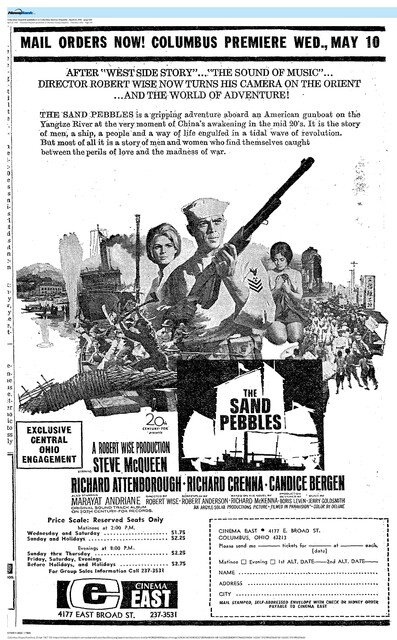 Steve McQueen--Number Ten Box Office Star (1967)/His 1st Year on the List