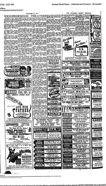 November 1941 Flicks