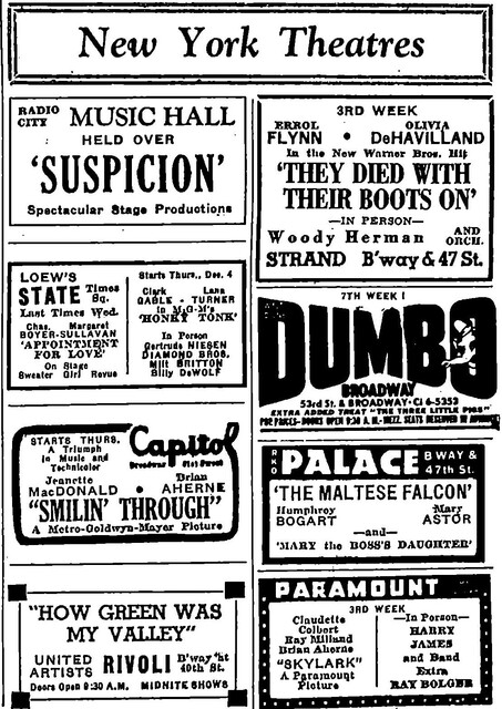 December 1941 Flicks