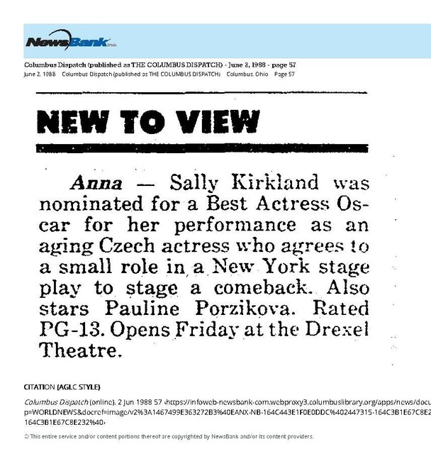 Sally Kirkland, R. I. P. (1941 - 2025)