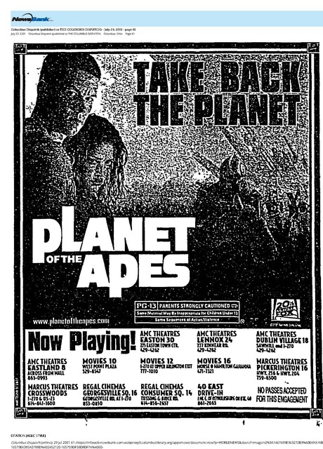 The Great Movie Franchises: Planet of the Apes (2001)