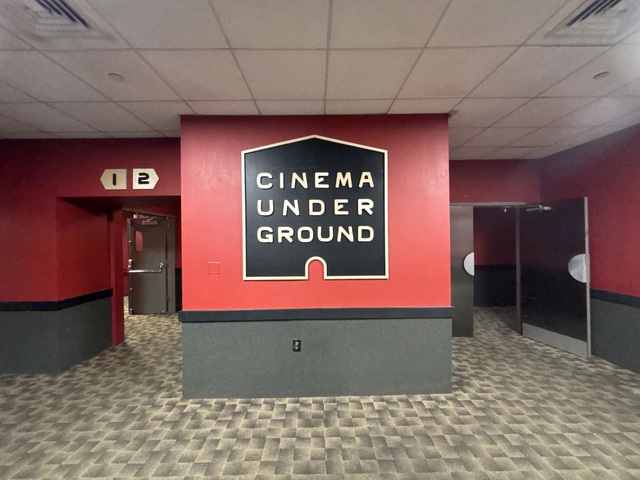 Cinema Underground’s Interior Entrance 