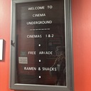 Cinema Underground Sign