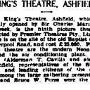 Ashfield Kings Theatre 206-208 Liverpool Road, Sydney, NSW - 1937