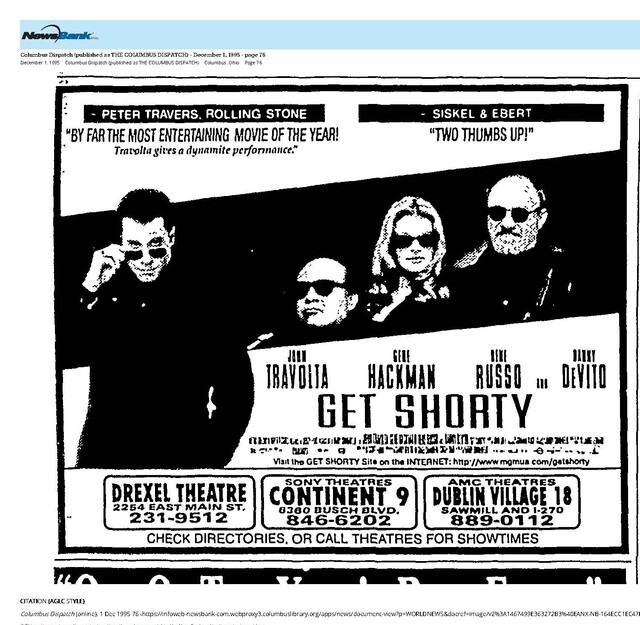 John Travolta--Number Nine Box Office Star (1995)