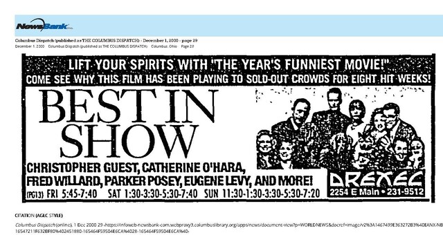 Catherine O'Hara, R.I.P. (1954 - 2026)