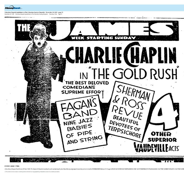 Downtown First Run Exclusive (1925)