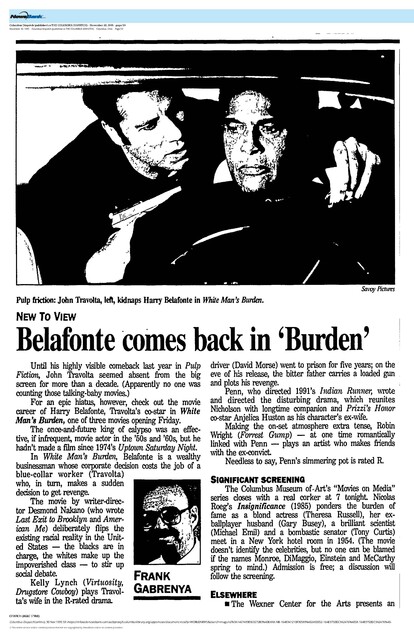 Harry Belafonte, R. I. P. (1927 - 2023)