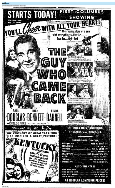 East Main Corridor (1951)/Suburban First Run