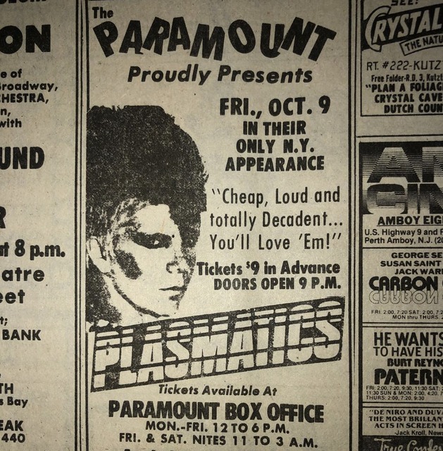 October 9, 1981 print ad credit Classic Staten Island.