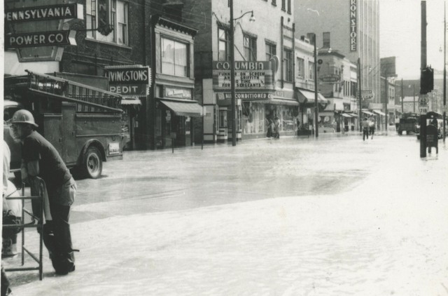 1958 flood photo credit The Way It Was - Newspaper Companion Page.