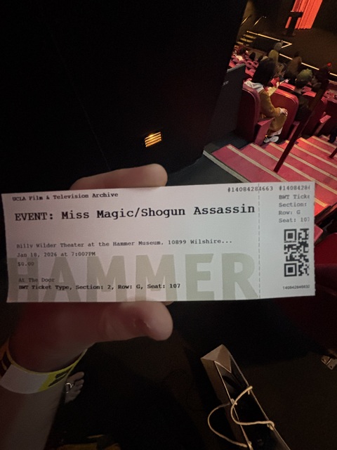 Billy Wilder Theater Ticket Stub