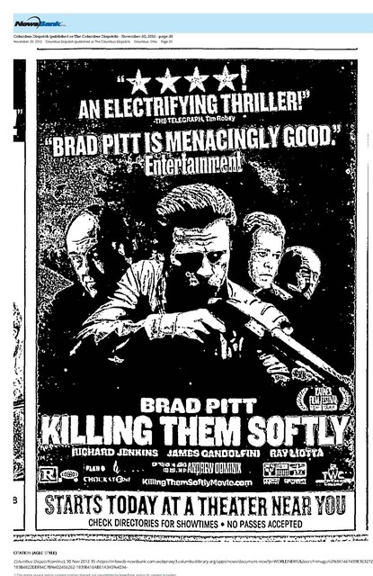 Brad Pitt--Number Nine Box Office Star (2012)