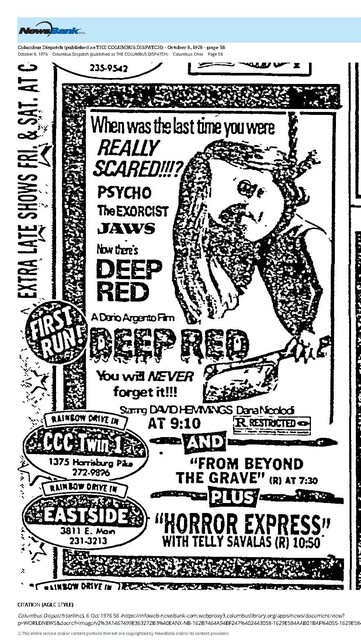 East Main Corridor (1976)/The Great Directors: Dario Argento