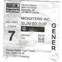 Monsters Inc. - November 18, 2001