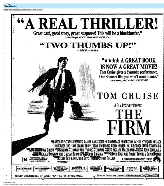 Tom Cruise--Number Two Box Office Star (1993)