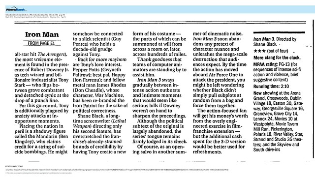 Robert Downey Jr.--Number Seven Box Office Star (2013)