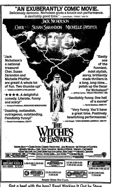 Cher--Number Nine Box Office Star (1987)/Her Only Year on the List