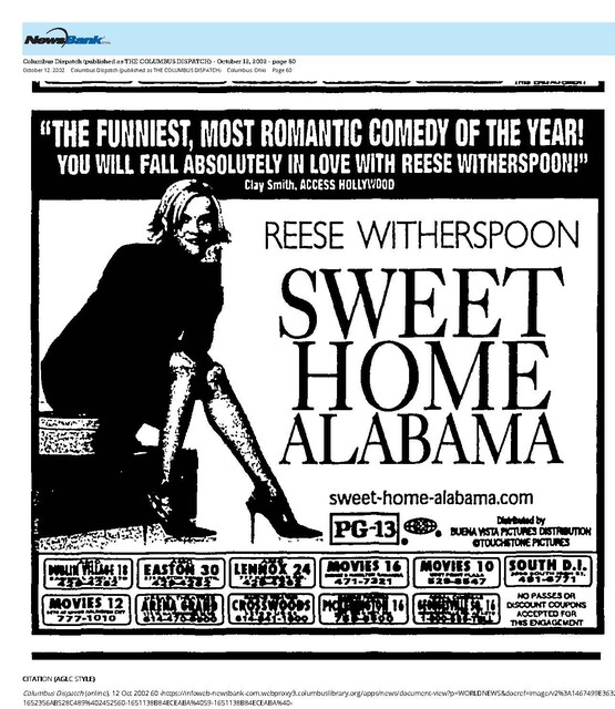 Reese Witherspoon--Number Four Box Office Star (2002)