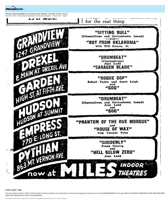 Miles Indoor Theatres Circuit (1954)