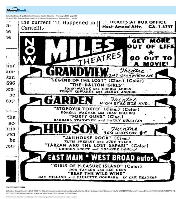Miles Theatres Circuit (1958)