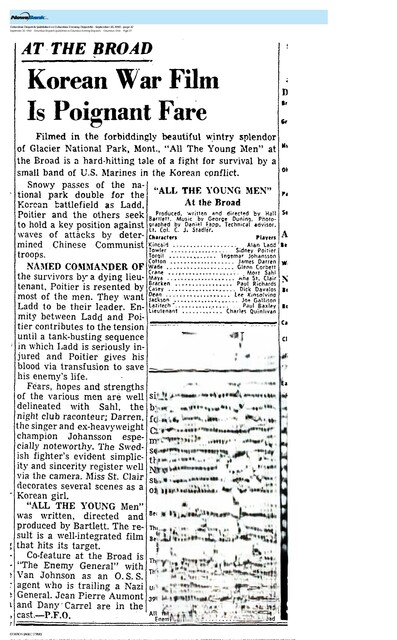 Sidney Poitier, R.I.P. (1927 - 2022)/James Darren, R.I.P. (1936 - 2024)