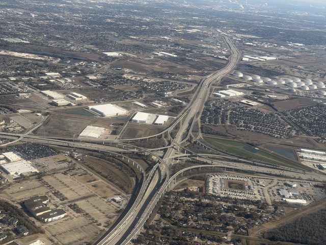 movie theatre from the air