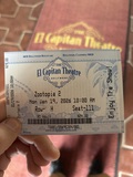 El Capitan Theatre Ticket Stub