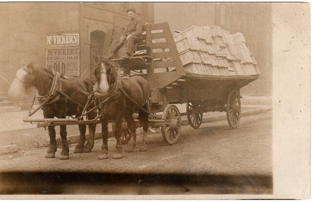 McVickers promo poster in Chicago 1913. Photo credit Robert Magee.