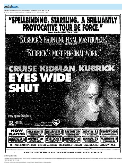 Tom Cruise--Number Six Box Office Star (1999)