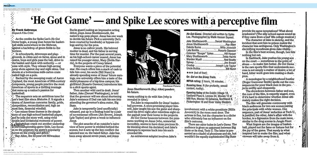 The Great Directors: Spike Lee (1998)