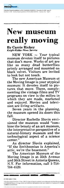 New Museum with a theater (1988)