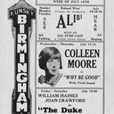 Birmingham Theatre program for the week of July 14, 1929
