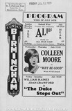 ["Birmingham Theatre program for the week of July 14, 1929"]