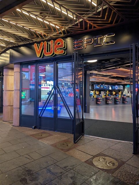 Vue EPIC exterior signage
