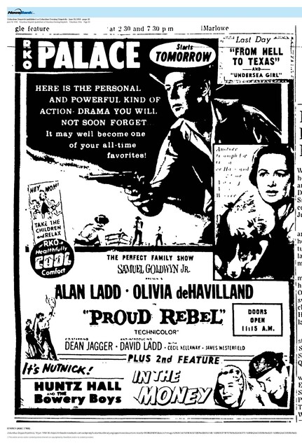 Olivia deHavilland, R.I.P. (1916 - 2020)