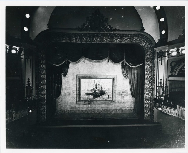 Landers Theatre interior, 1977, State Historic Preservation Office records, Missouri State Archives.