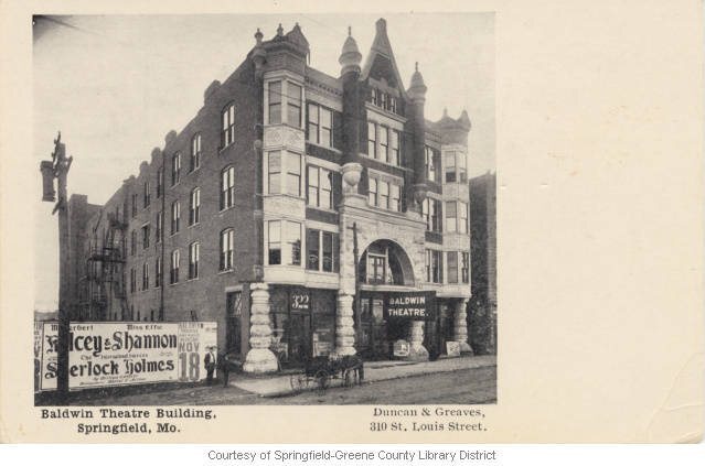 Full size version of circa 1891 photo with original link. 	From the collection of the Springfield-Greene County Library, Local History Department.