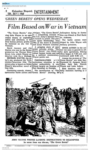 John Wayne--Number Four Box Office Star (1968)