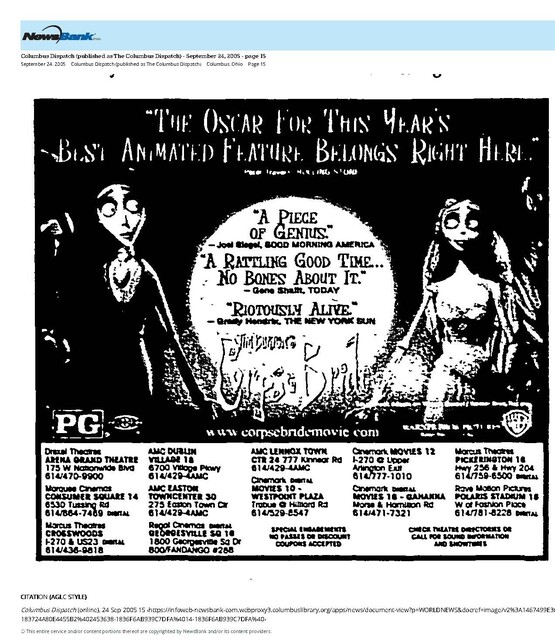 The Great Directors: Tim Burton (2005)